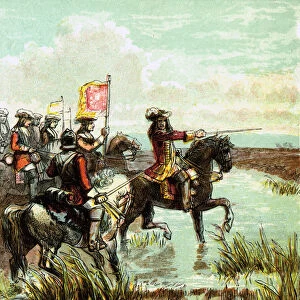 The Battle of The Boyne, 1690, (c1850s)