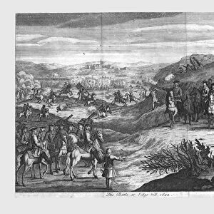 The Battle of Edge-hill, 1642, (late 17th century). Creator: Michael Vandergucht