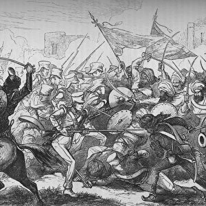 The Battle of Goojerat, c1880