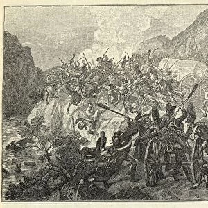 The Battle of the Katzbach on 26 August 1813. Creator: Bartsch, Adam von (1757-1821)