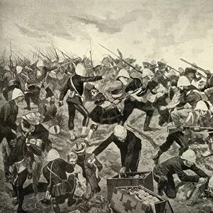 The Battle of Majuba Hill, 1900. Creator: Richard Caton Woodville II