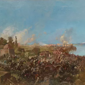 The Battle at Makhram on August 22, 1875