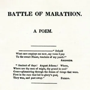 The Battle of Marathon. A Poem, 1820