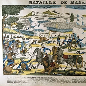 Battle of Marengo, 13 June, 1800. Artist: Francois Georgin