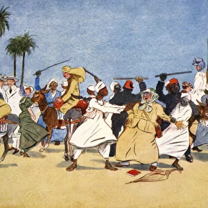 The Battle of the Nile, 1908. Artist: Lance Thackeray