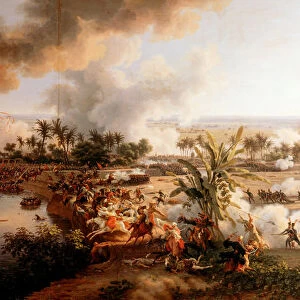 Battle of the Pyramids, Egypt, 21 July 1798. Artist: Louis Francois Lejeune