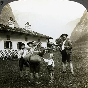 Bavarian Mountaineers, Germany. Artist: Underwood & Underwood