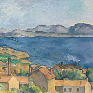 The Bay of Marseille, Seen from L Estaque, c. 1885. Creator: Paul Cezanne