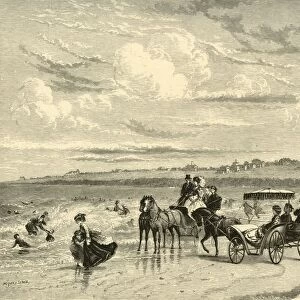 On the Beach, 1872. Creator: James H. Richardson