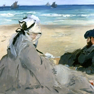 At the Beach, 1873. Artist: Edouard Manet