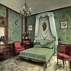 A bedroom from the reign of Louis XV Room, Hotel des Saints Peres, Paris, 1938