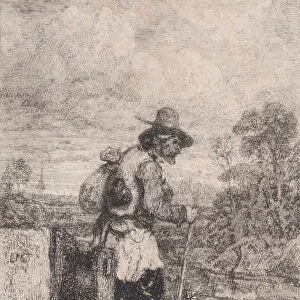 A Beggar, 1833-38. Creator: Alexandre Gabriel Decamps
