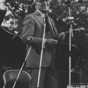 Benny Goodman, Capital Radio Jazz Festival, Knebworth, 1982. Creator: Brian Foskett Benny Goodman, Capital Radio Jazz Festival, Knebworth, 1982. Creator: Brian Foskett