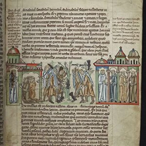 Bernard of Clairvaux sending monks to daughter houses, Cistercian monks, 1249-1250