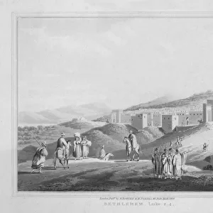 Bethlehem. Luke, 2. 4, 1830. Artist: J Clarke