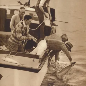 Big Game Fishing, Bay of Islands, New Zealand, c1927, (1937)