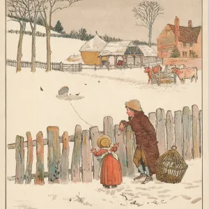 The Bird Trap, mid-late 19th century. Creator: Randolph Caldecott