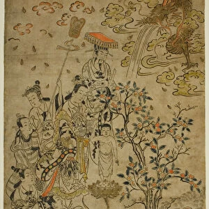 Birth of the Buddha, c. 1710. Creator: Hanekawa Chincho