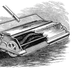 Bissell carpet sweeper, American, 1887