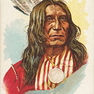 Black Eye, Blackfeet Sioux, from the American Indian Chiefs series (N2) for Allen &