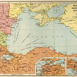 Black Sea: Bosphorus and Dardanelles, c1914, (c1920). Creator: John Bartholomew & Son