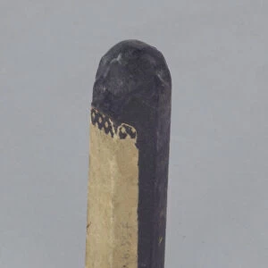 Blue crayon from Maes Millinery Shop, 1941-1994. Creator: Unknown