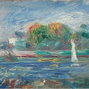 The Blue River, c. 1890 / 1900. Creator: Pierre-Auguste Renoir