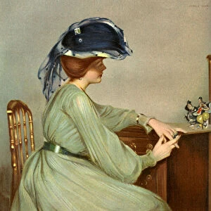The Blue Veil, 1904. Artist: George Henry