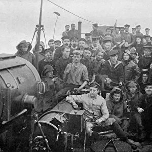 On board the torpedo-boat destroyer HMS Sturgeon, 1896. Artist: W Gregory