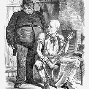 Bob and The Bobby, Or Only His Fun, 1869. Artist: Joseph Swain
