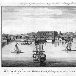 Bombay, the East India Companys port on the Malabar Coast of India, 1755