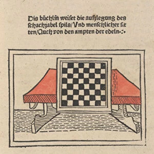 The Book of Chess, 1483. Creator: Jacobus de Cessolis