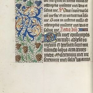 Book of Hours (Use of Rouen): fol. 131v, c. 1470. Creator: Master of the Geneva Latini (French