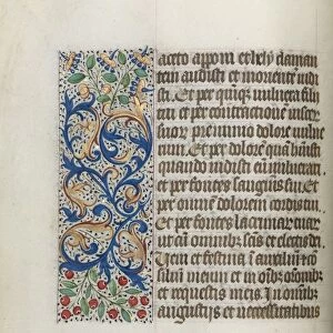 Book of Hours (Use of Rouen): fol. 20v, c. 1470. Creator: Master of the Geneva Latini (French