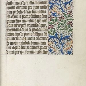 Book of Hours (Use of Rouen): fol. 23r, c. 1470. Creator: Master of the Geneva Latini (French
