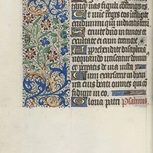 Book of Hours (Use of Rouen): fol. 58v, c. 1470. Creator: Master of the Geneva Latini (French