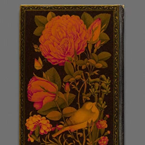 Book with lacquer covers, 18th or 19th century. Creator: Unknown