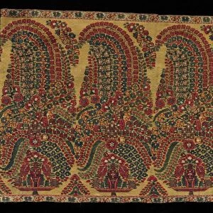 Border Fragment of a Shawl, early 1800s. Creator: Unknown