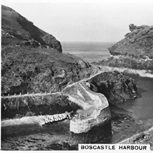 Boscastle Harbour, Cornwall, 1937