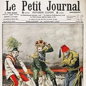 Bosnian Crisis. Cover of the French periodical Le Petit Journal, 18th October 1908, 1908