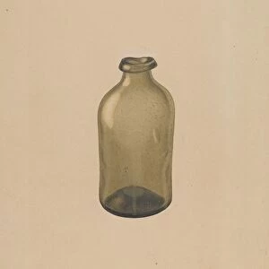 Bottle, c. 1937. Creator: Nicholas Amantea