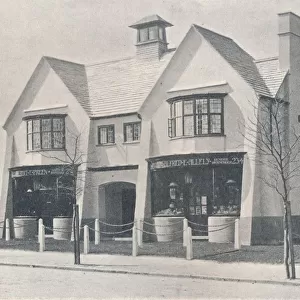 Bournville: two of the Village Shops, by WA Harvey, c1900 (1901-1902)