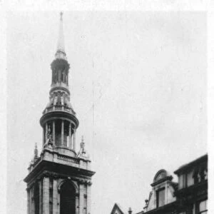 Bow Church, Cheapside, London, c1920s