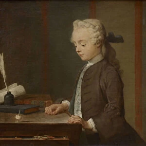 Boy with a Top (A Child with a Teetotum), 1738