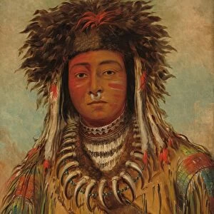 Boy Chief - Ojibbeway, 1843. Creator: George Catlin