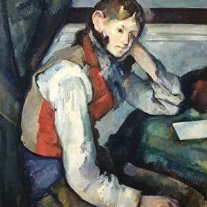 The Boy in the Red Vest (Le garcon au gilet rouge), 1888-1890