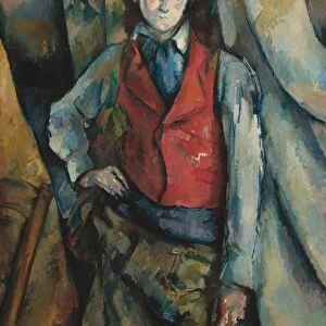 Boy in a Red Waistcoat, 1888-1890. Creator: Paul Cezanne