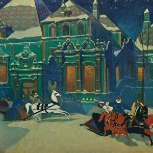 The Boyard Palace of the Princes Youssoupoff in Moscow, c1900, (1926). Artists: Leonid Brailovsky, Rimma Nikitichna Brailovskaya