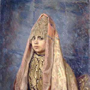 Boyars Wife, 1884. Artist: Vasnetsov, Viktor Mikhaylovich (1848-1926)