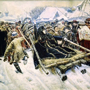 Boyarynya Morozova, 1887. Artist: Vasily Surikov